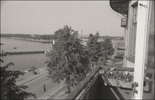 Utsikt från balkongen